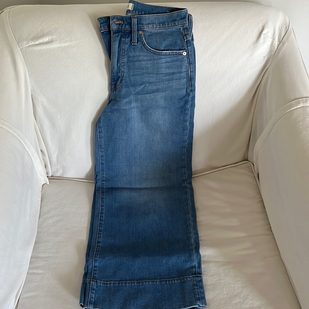 Madewell wide-leg crop jeans